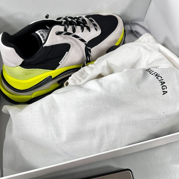 Balenciaga Chunky Sneaker Men V2 Gomma Tess Triple S Nylon Athletic Shoes 10 - Picture 9 of 16